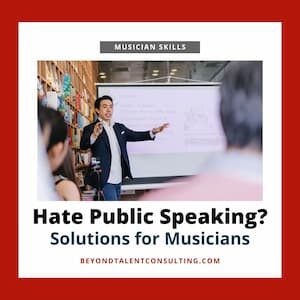 The “I hate public speaking” solution for musicians