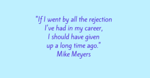 rejection + Booking concerts