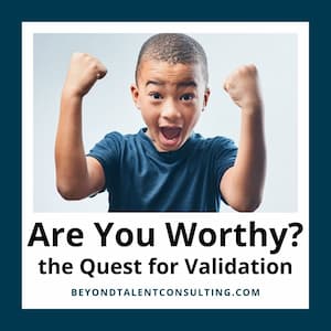 Are you worthy? Caught up in trying to prove yourself as a musician?