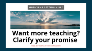 Want more teaching? Clarify Your Promise