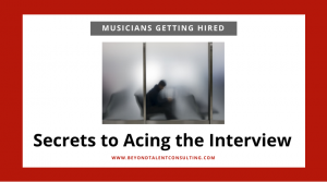 Musicians' Interview skills