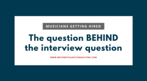 The Question behind the question