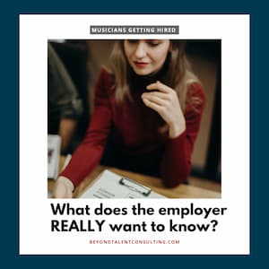 Musician Interviews — what the employer REALLY wants to know