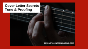 Musicians' Cover letter secrets: tone and proofing