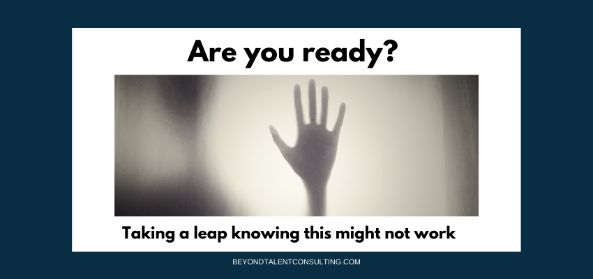 Taking a leap — this might not work