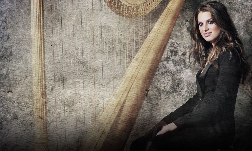 photo of harpist Bridget Kibbey