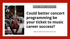 Want to book more concerts check your programming!