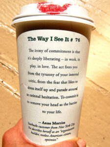 Anne Morriss quote on commitment