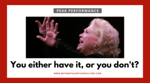 Artistry: You either have it, or you don't?