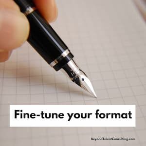 Musician CV image of fountain pen and paper