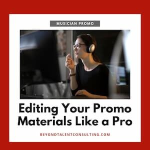 image of woman working on computer with the caption "edit your materials like a pro"